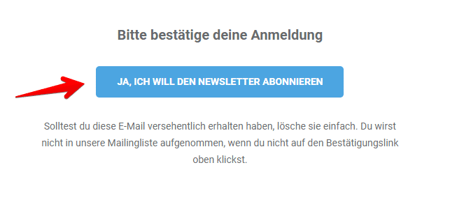 Beispiel: Bestätigungs-Button in der Newsletter-E-Mail