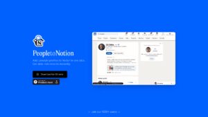 PeopleToNotion Screenshot