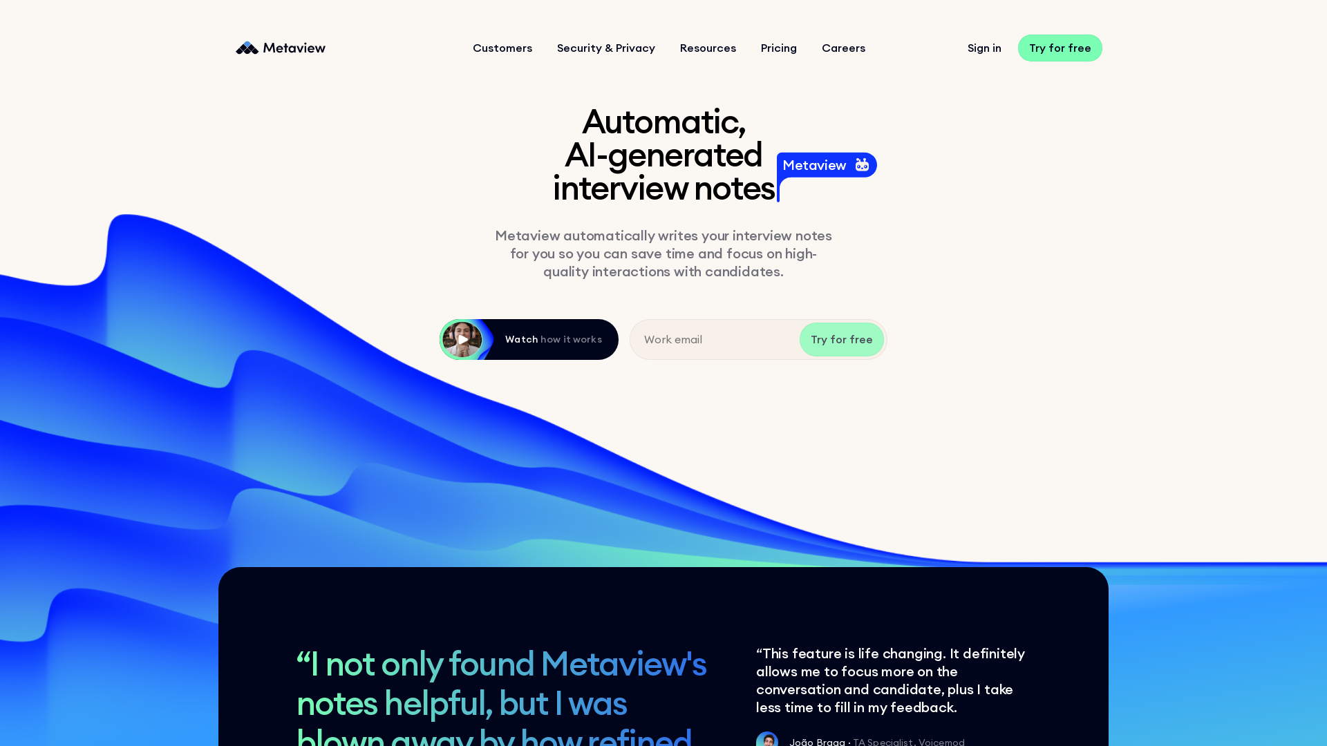 Metaview — Tool-Test · jens.marketing