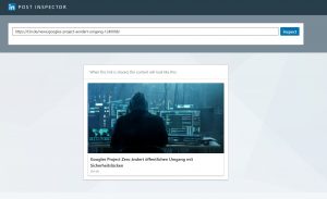 Social Media Tools 16 LinkedIn Post Inspector Screenshot