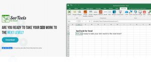 SEOTools for Excel Screenshot