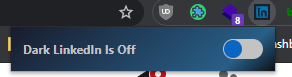 Darkmode für LinkedIn aktivieren 1