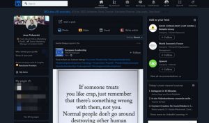 LinkedIn Dark Mode