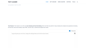 Alle Tools 111 Text Cleaner Screenshot