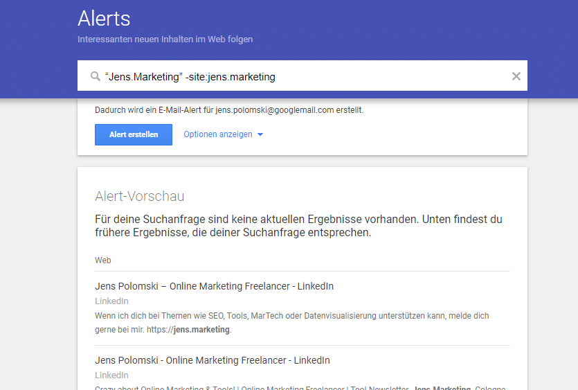 10 Google Alerts Tricks, die du kennen solltest 11
