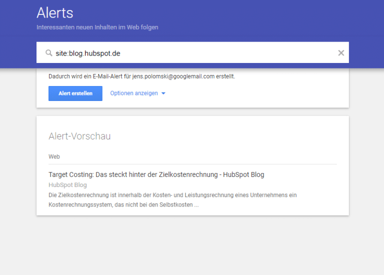 10 Google Alerts Tricks, die du kennen solltest 3