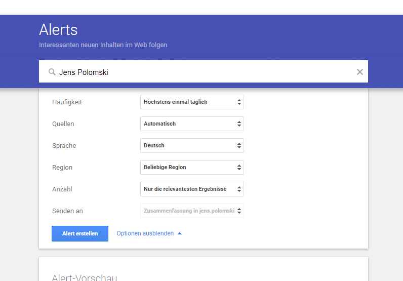 10 Google Alerts Tricks, die du kennen solltest 1