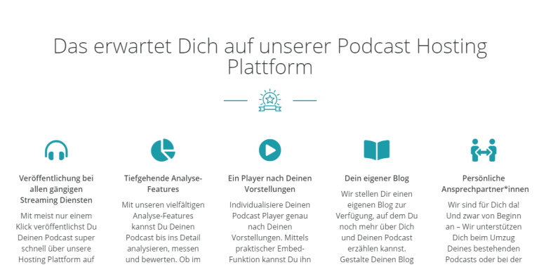 Die 17 besten Podcast Hosting Anbieter & Tools 30
