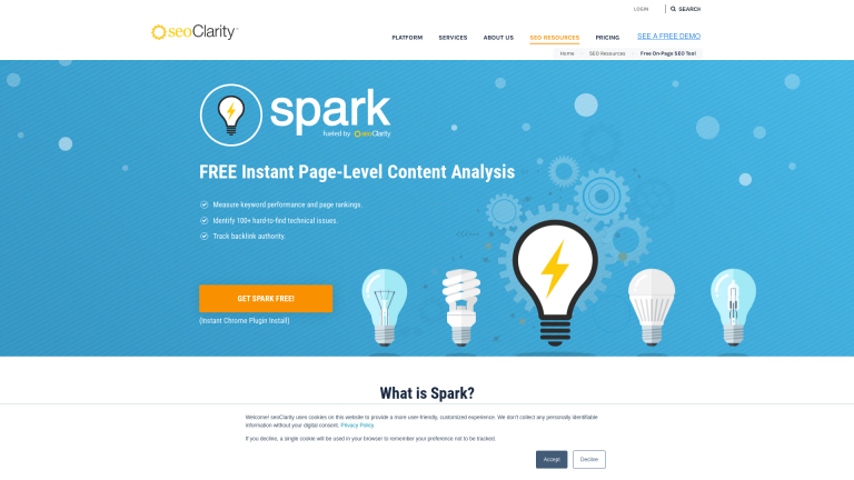 Spark Content Optimizer Screenshot