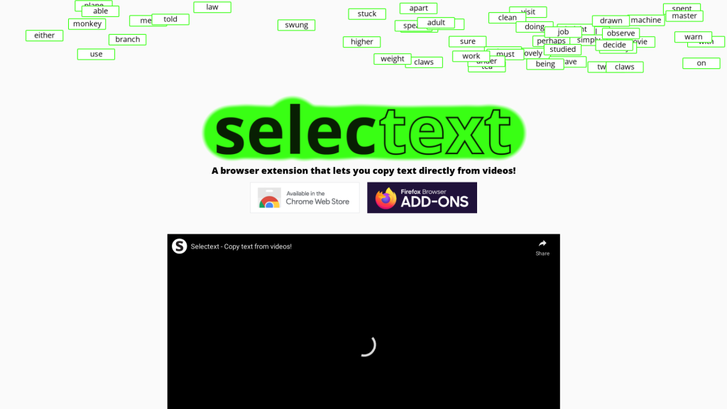 Selectext Screenshot