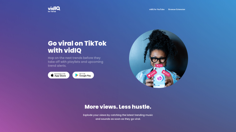 vidIQ für TikTok Screenshot