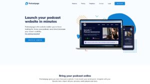 Podcastpage Screenshot