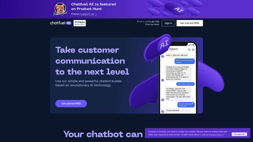 Chatfuel AI Screenshot