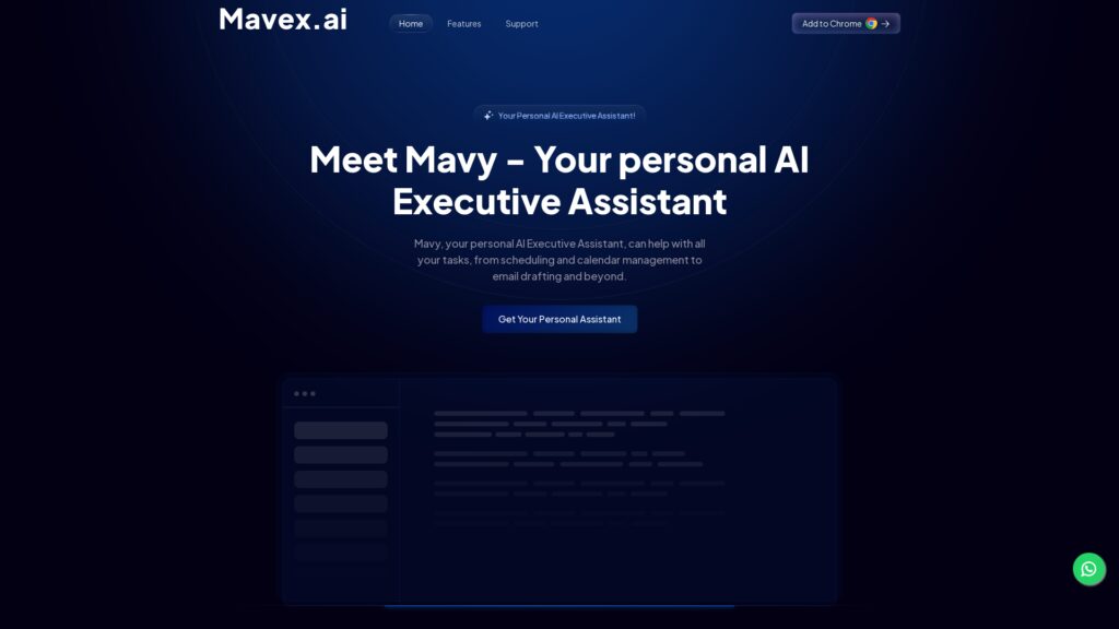 Mavex.ai Screenshot