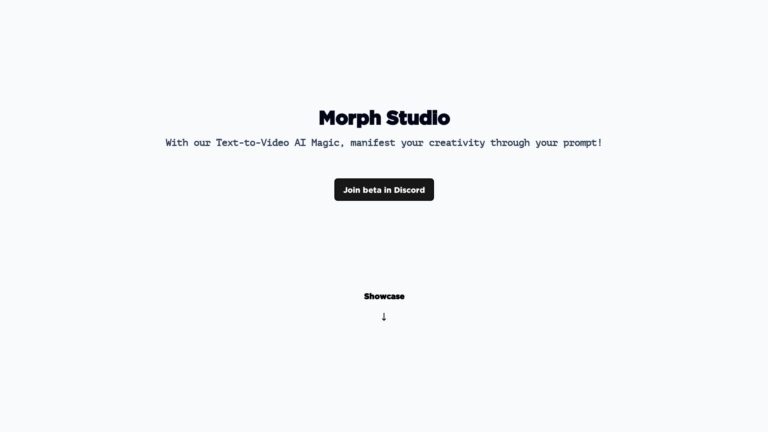Morph Studio Screenshot