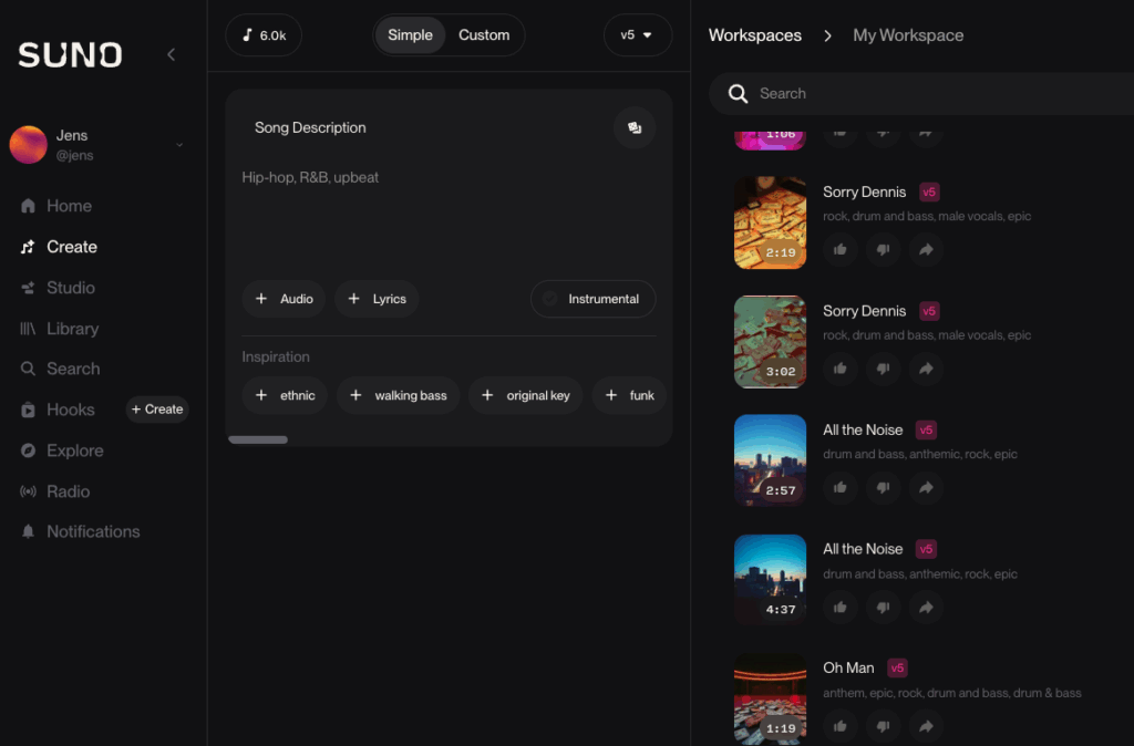 Suno AI - Musik und Gesang mit KI generieren 2