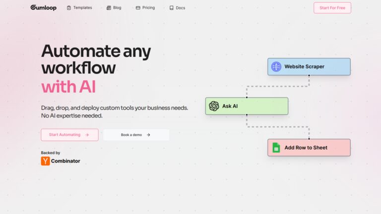 Gumloop für KI-Automatisierung Screenshot