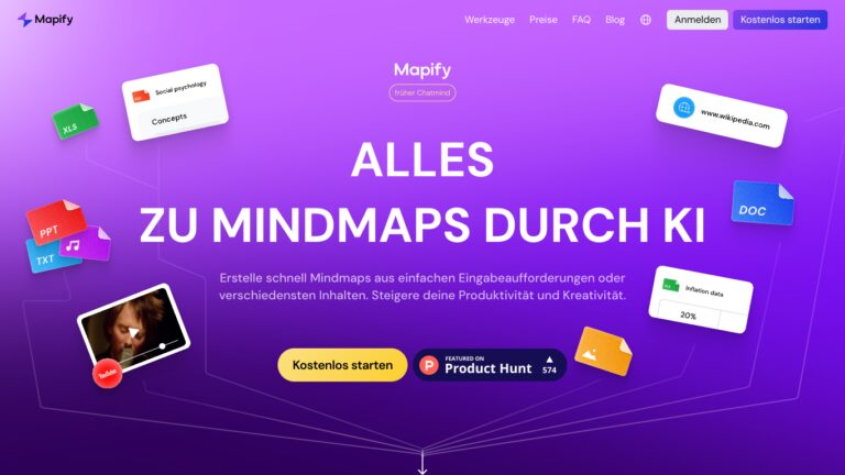 Mapify - Mindmaps mit KI erstellen Screenshot