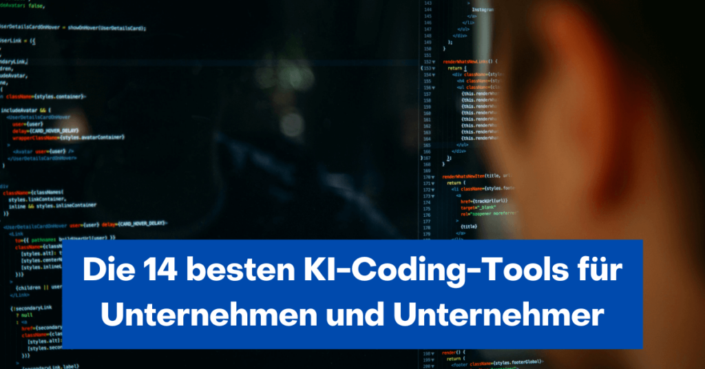 Artikelbild mit Code-Editor im Hintergrund und einer blauen Überschrift.