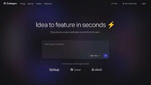 Codegen: Beschleunige deine Code-Entwicklung Screenshot