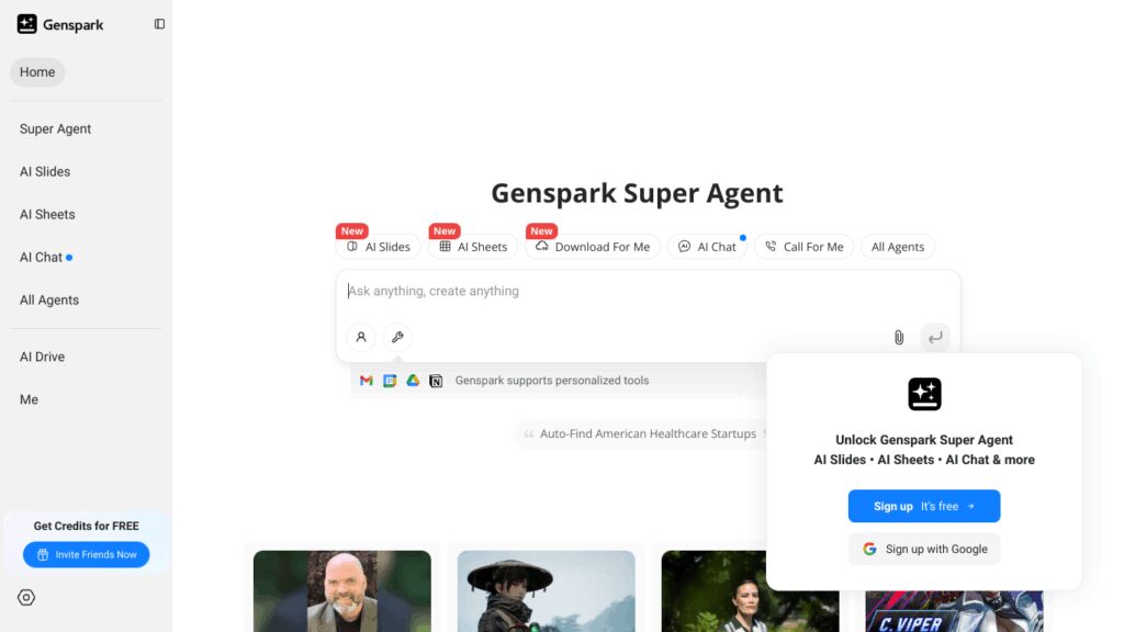 Genspark: Revolutioniere deine Internetsuche Screenshot
