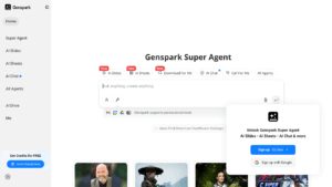 Genspark: Revolutioniere deine Internetsuche Screenshot